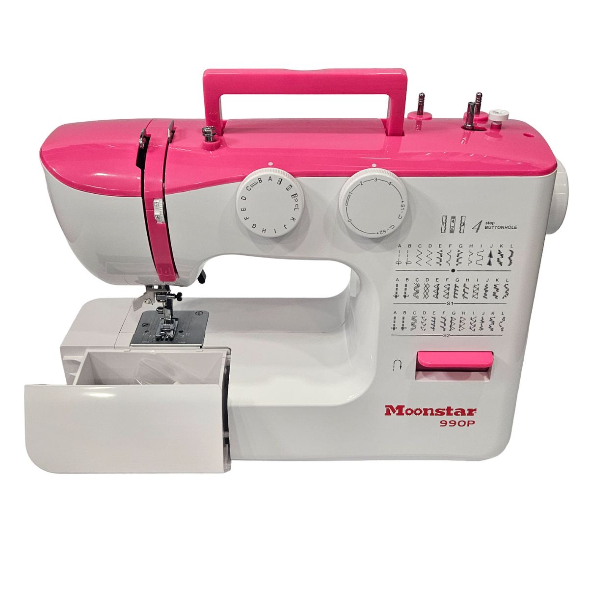 Ev Tipi Düz Dikiş Makinesi 36 Desenli Pembe / Model 990P - görsel 2