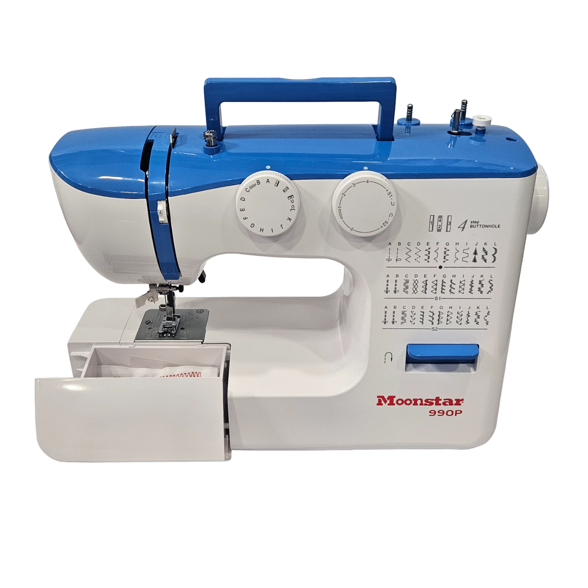 Ev Tipi Düz Dikiş Makinesi 36 Desenli Mavi / Model 990P - görsel 2