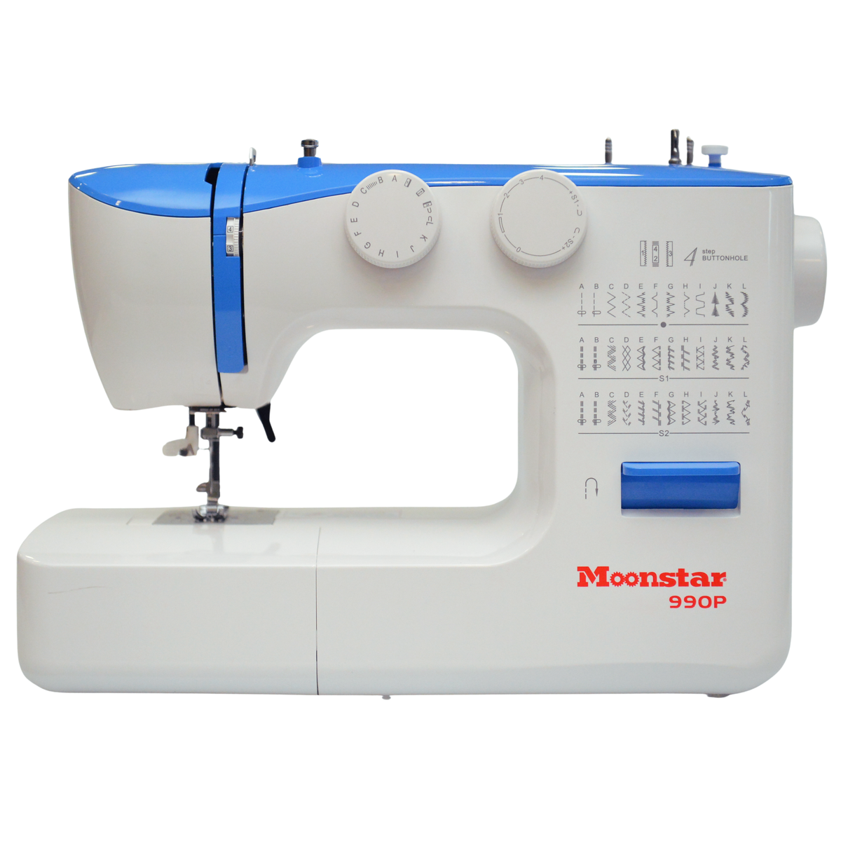 Ev Tipi Düz Dikiş Makinesi 36 Desenli Mavi / Model 990P