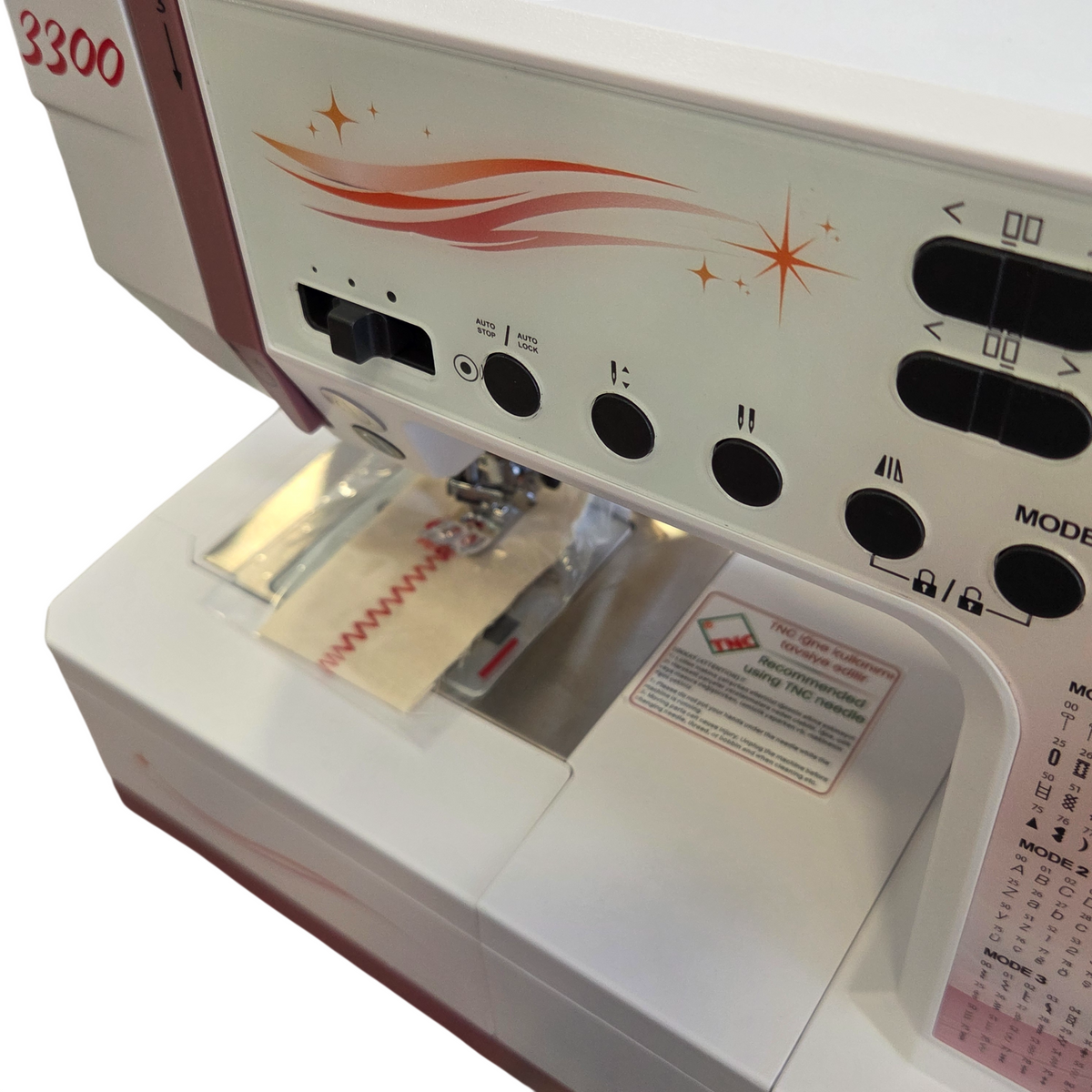 Ev Tipi Elektronik Düz Dikiş Makinesi 300 Desen / Model 3300 - görsel 5