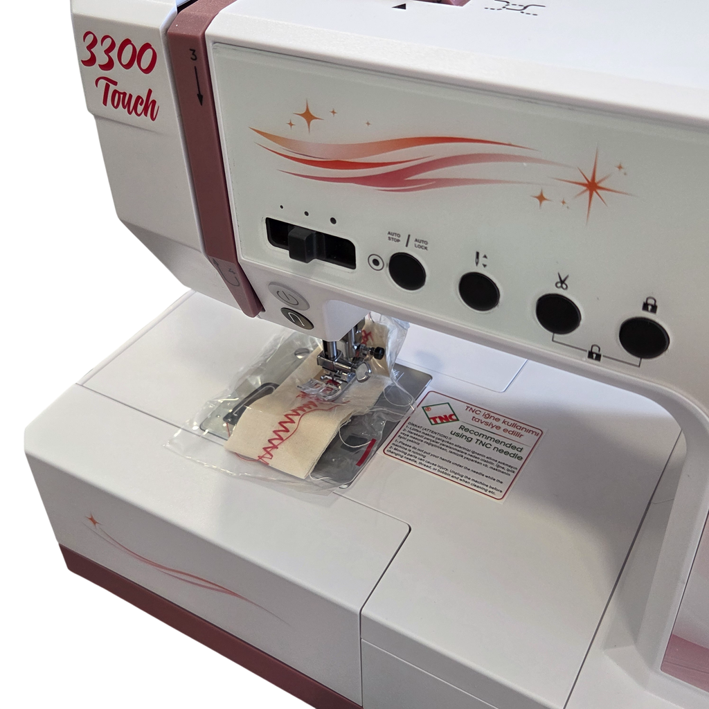 Ev Tipi Elektronik Düz Dikiş Makinesi 300 Desen Dokunmatik Ekran / Model 3300 Touch - görsel 4