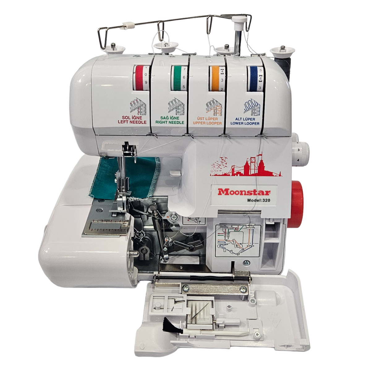 Ev Tipi Overlok Dikiş Makinesi 3-4 İplik / Model 320 - görsel 3
