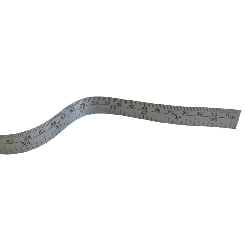 Makine Tabla Üstü Yapışkanlı Mezura 1 Metre - görsel 3