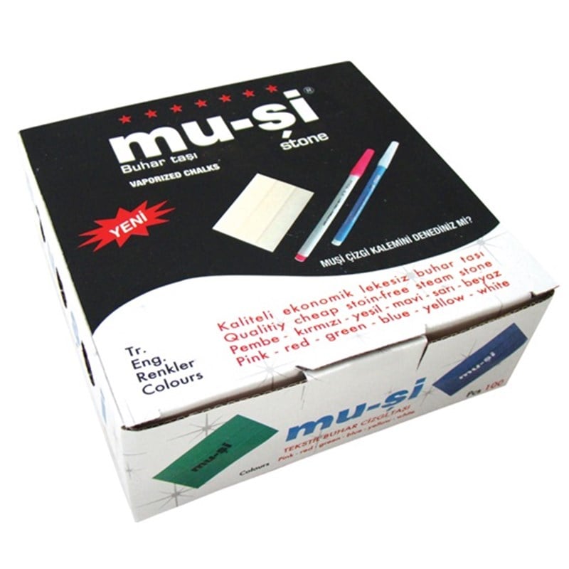 Sabun Çizgi Taşı Beyaz 100 Adet / MUSI-02 - görsel 2