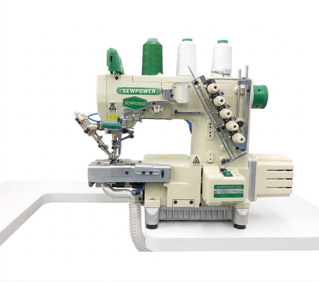 Otomatik Soldan Bıçaklı Havalı Reçme Dikiş Makinesi / SP-787-N600