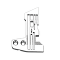 Siruba Overlok 5 İp Penye Plaka 10mm / E986