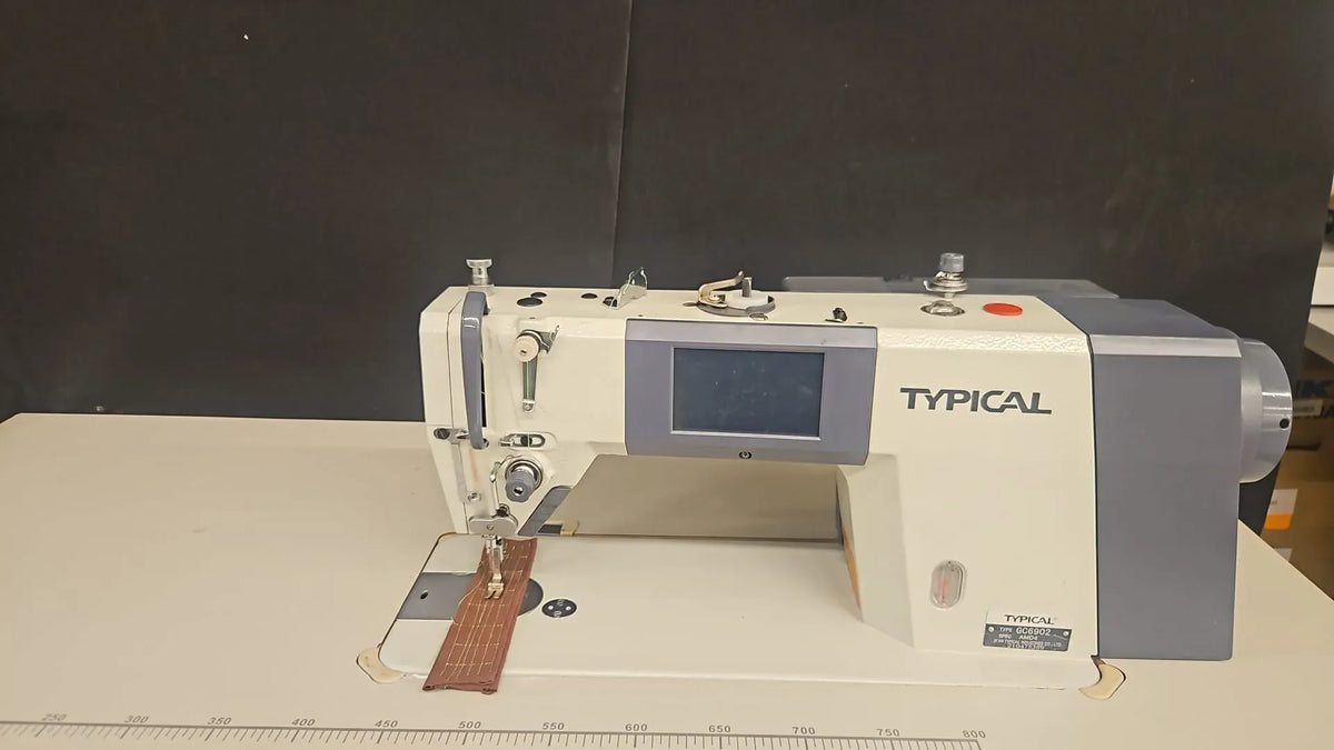 Typical GC-6902MD4 Direct Drive Otomatik Çift Bıçak Düz Dikiş Makinesi İkinci El