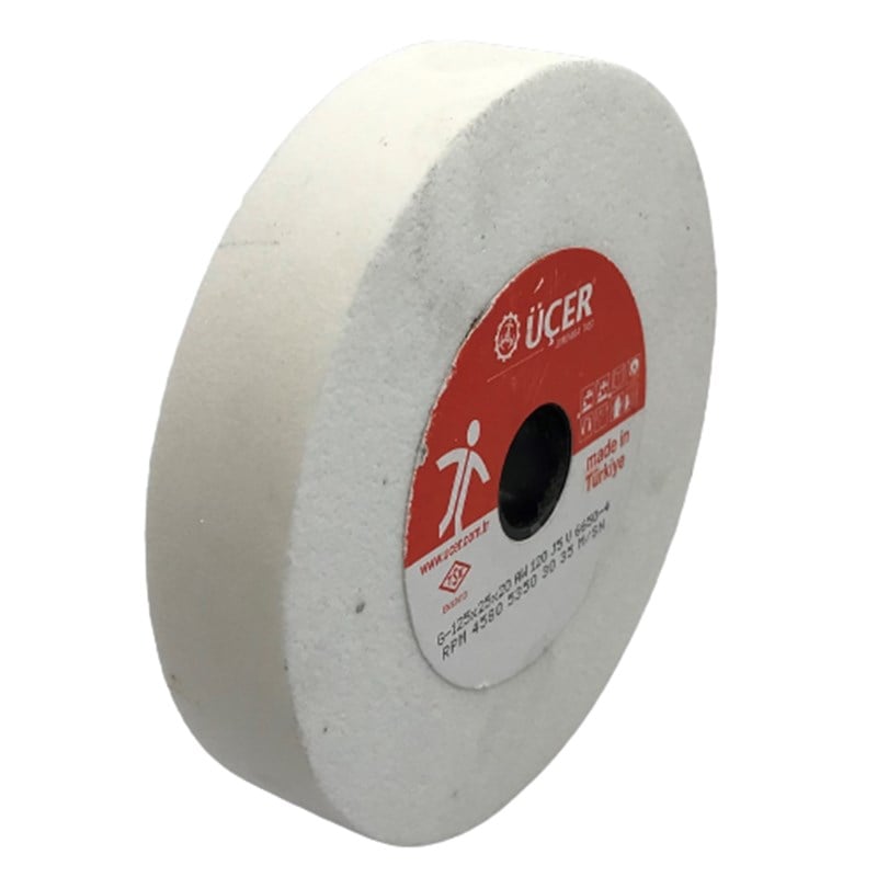 Hızar Makinesi İçi Çukur Bileme(Zımpara) Taşı 125X25X20-70X14 - görsel 3