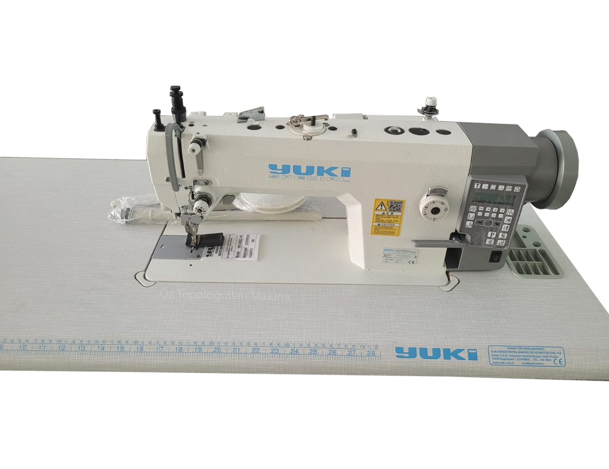Yuki YK-0303-D4 Çift Papuç Tek İğne Makine İplik Kesicili 12mm